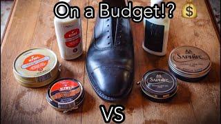 WALMART BUDGET SHOE SHINE? KIWI VS SAPHIR SHINE RESULTS. Allen Edmonds Park Avenue Shine Tutorial