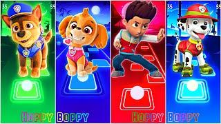 PAW Patrol - Chase  Skye  Ryder  Marshall  Tiles Hop EDM Rush