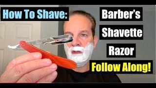 How To Shave With a Shavette Barber's Razor