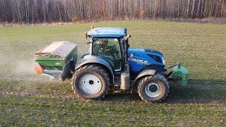 ROZPOCZĘCIE SEZONU 2025! / AKCJA NAWOZY / NEW HOLLAND T7 165 S & AMAZONE ZA M 1501 !