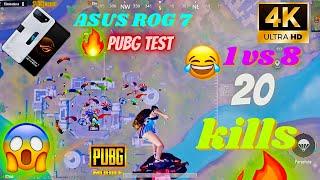 ASUS ROG 7 ULTIMATE PUBG TEST in 2023  12 GB RAM + 256 GB  Best Gaming Phone  #pubgmobile #asus