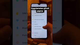 Telefondakı uygulamaları ṣifreli yapma️ | Webtexno Plus