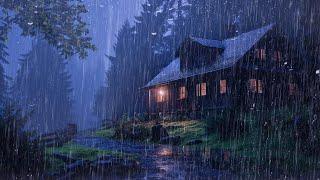 Sounds Of Rain And Thunder For Sleep - Rain on Roof for Insomnia Relief, Relaxing, Study, ASMR