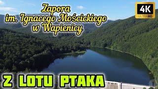 Zapora im. Ignacego Mościckiego w Wapienicy Z lotu ptaka