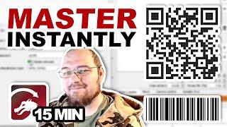 PERFECT QR and Barcodes for LightBurn in 14 Minutes