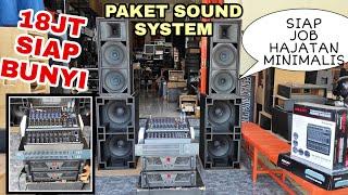 REVIEW DAN CEKSOUND PAKET SOUND SYSTEM MINIMALIS || LISTRIK 900VA MAMPU??