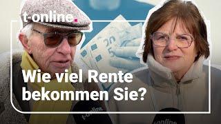 Straßenumfrage zur Rente: Das bekommen die Deutschen