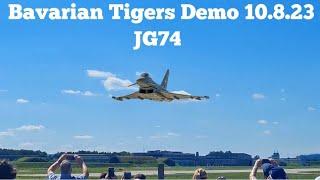 Eurofighter Display 10.8.23 ETSN Neuburg Bavarian Tigers JG74