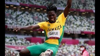 Tajay Gayle Wins Long Jump Final   Julien Alfred (Honorary Jamaican) Wins