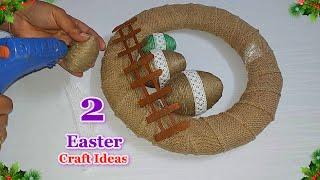 DIY Low Cost 2 Easter decoration ideas from ordinary materials | DIY Easy Easter craft idea 