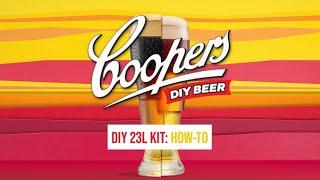 Learn to Brew at home with Coopers DIY Beer - 23L Brew Kit