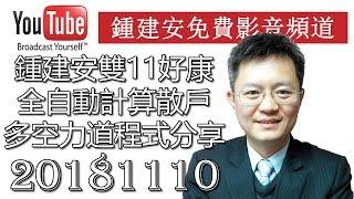 20181110 鍾建安 全自動計算散戶多空力道程式分享