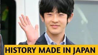 Japan’s Prince Hisahito MAKES HISTORY as first male heir to turn eighteen in 39 years. #japan#royals