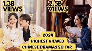 Highest Viewed Chinese Dramas So Far | 2024