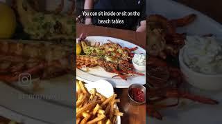 2 best seafood and on the beach restaurant with city view in Miami