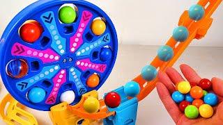 Roller Coaster Marble Run Race ASMR # 2  Ferris Wheel  Creative Healing Sound Machine DIY Build