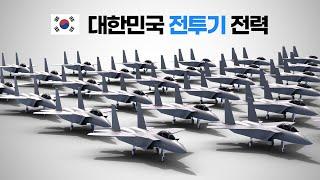 Fighter jets of Republic of Korea Air Force  [3D comparison]