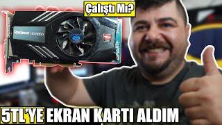 5 TL'YE HURDA EKRAN KARTI ALDIM - Tamir Edip 60 FPS GTA5 Oynadım