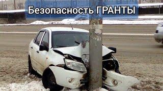 Насколько безопасен автомобиль LADA GRANTA 2023г. есть ли у неё подушки и натяжитель ремней?