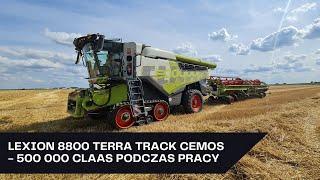 Żniwa 2024 z LEXION 8800 CEMOS Automatic TERRA TRAC