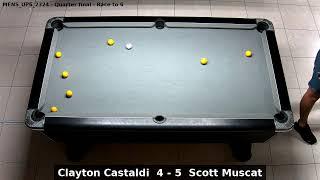 Clayton Castaldi vs Scott Muscat | MENS_UP6_2324 | Quarter final