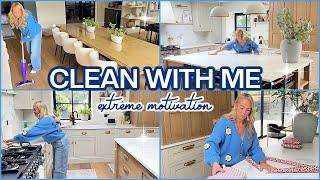 POWER HOUR Clean with me  Speed Cleaning my Messy House | Emily Norris