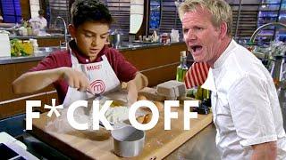 Kid Chef gets DESTROYED by Gordon Ramsay on Master Chef Junior