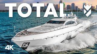 Is THIS the perfect South Florida yacht? "TOTAL" Mangusta 108 For Sale