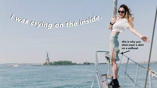 what not to do while on a sailboat! *nyc edition*