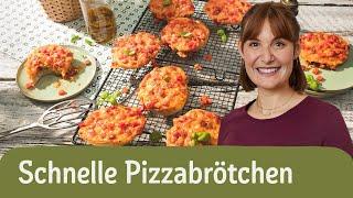 Schnelle Pizzabrötchen | REWE Deine Küche