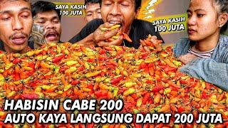 MAKAN CABE 200 DAPAT 200 JUTA!! AUTO LIBURAN KE RS!!