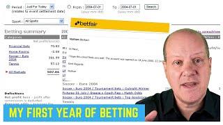 My first year of Sports Betting and Betfair Trading for a living