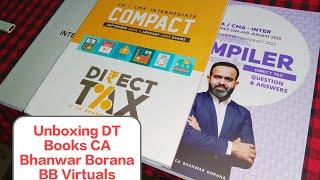 Direct Tax DT Books Unboxing | CA Bhanwar Borana | BB Virtuals | CA Inter| CMA Inter | CS Executive