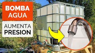 BOMBA PRESURIZADORA!  Cómo aumentar la presión de agua (Enciende un Calefont)