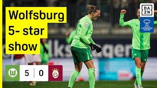 HIGHLIGHTS | VfL Wolfsburg  vs. Galatasaray A.Ş  - UEFA Women's Champions League 24-25