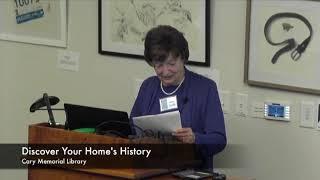 Discover Your Home's History
