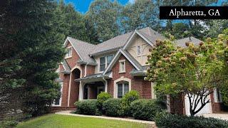 MUST SEE- GORGEOUS 3-SIDED BRICK HOUSE FOR SALE IN ALPHARETTA, GEORGIA! - 4 Bedrooms - 3.5 Bathrooms