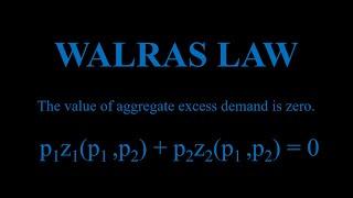 Walras Law (Exchange)