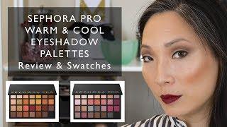 Sephora Pro Eyeshadow Palettes Limited Edition (Warm & Cool) - Review & Swatches