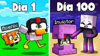 MINECRAFT pero Cada DÍA Nos CONVERTIMOS en un ANIMAL DIFERENTE  VICNIX TRANSFORMADOS #1