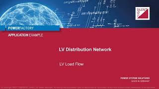 PowerFactory – LV Distribution Network – LV Load Flow Calculation