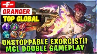 Unstoppable Exorcist!! MCL Double Gameplay [ Top Global Granger ] -F- - Mobile Legends Emblem Build