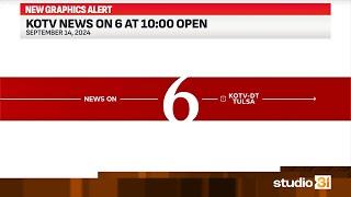 KOTV News On 6 at 10:00 Open, 9/14/2024 (New Graphics)