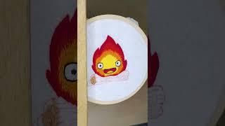 Calcifer | カルシファ | ハウルの動く城 #shorts #brooch #calcifer