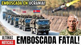 Putin jura venganza con lágrimas! Convoy norcoreano es destruido en emboscada sorpresa en Ucrania!