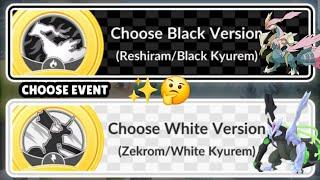 Choose Black or White Kyurem Path Special Research in #pokemongo