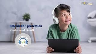 BuddyPhones POPFun Wireless Kids Headphones with SafeAudio