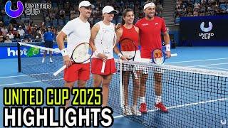 Iga Swiatek/Jan Zielinski vs Casper Ruud/Ulrikke Eikeri Highlights | United Cup 2025