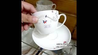 Dinner Set | Cup Saucers | Zakria Crockery