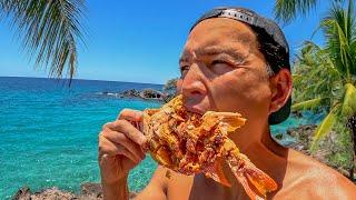 Catch and Cook on a Remote Beach in Hawaii